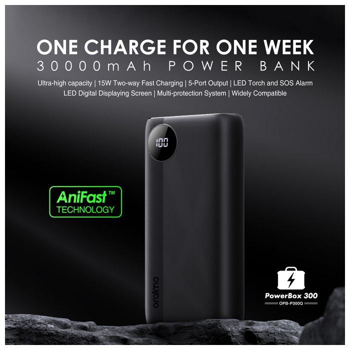 Oraimo Power Bank 30000mAh – Welcome To i-Specs Mobile